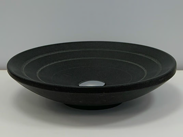 GAMMA - Countertop round natural stone washbasin by RAMA 1956 - view 2